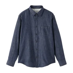Muji Camisa vaquera para hombre