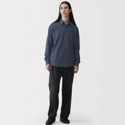 Muji Camisa vaquera para hombre
