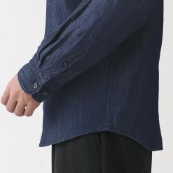 Muji Camisa vaquera para hombre