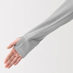 Discount Muji Camiseta con capucha y cremallera Quick Dry para mujer