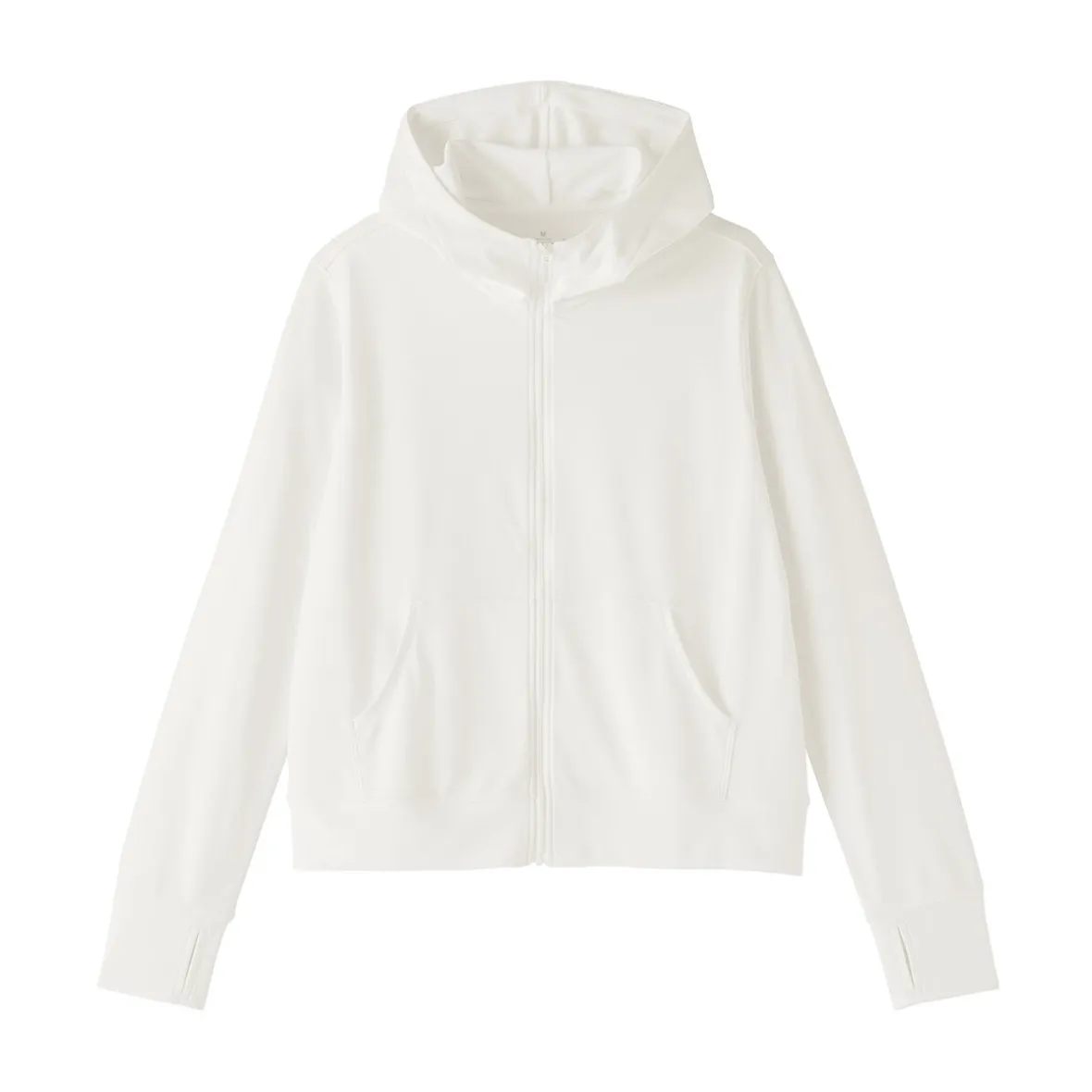 Discount Muji Camiseta con capucha y cremallera Quick Dry para mujer
