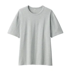 Muji Camiseta de algodón orgánico para hombre