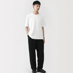 Muji Camiseta de algodón orgánico para hombre