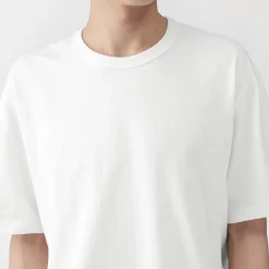 Muji Camiseta de algodón orgánico para hombre