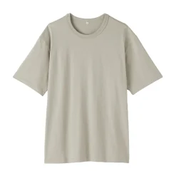 Muji Camiseta de algodón orgánico para hombre