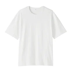 Muji Camiseta de algodón orgánico para hombre