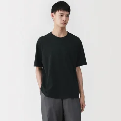 Muji Camiseta de algodón orgánico para hombre