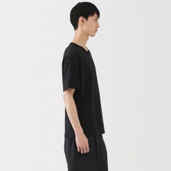 Muji Camiseta de algodón orgánico para hombre