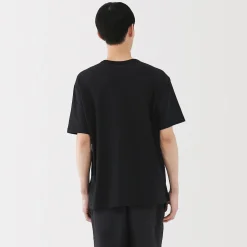 Muji Camiseta de algodón orgánico para hombre
