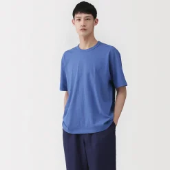 Muji Camiseta de algodón orgánico para hombre