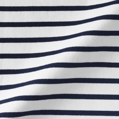 Muji Camiseta de cuello barco de algodón grueso lavado para hombre