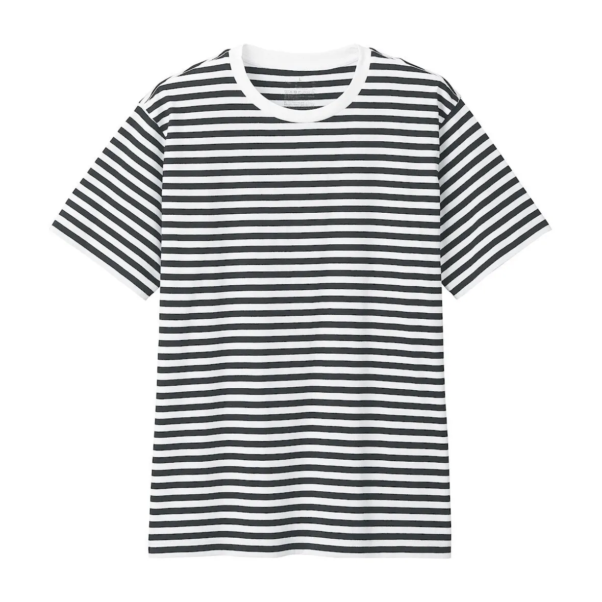 Best Muji Camiseta de cuello redondo de jersey
