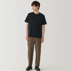 Online Muji Camiseta de jersey grueso para hombre