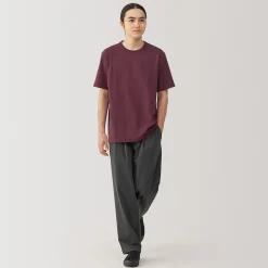 Online Muji Camiseta de jersey grueso para hombre