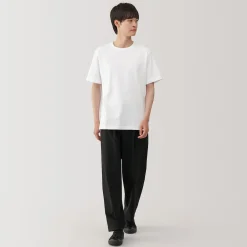 Muji Camiseta de jersey grueso para hombre
