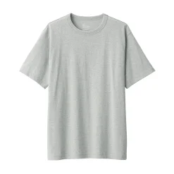 Muji Camiseta de jersey grueso para hombre