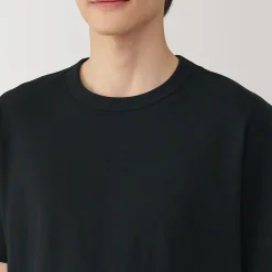 Muji Camiseta de jersey grueso para hombre