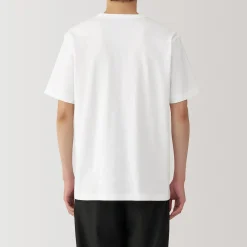 Muji Camiseta de jersey grueso para hombre