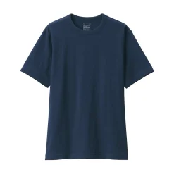 Muji Camiseta de jersey grueso para hombre