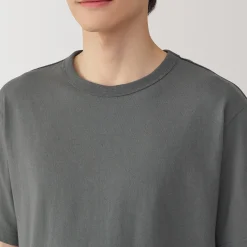 Muji Camiseta de jersey grueso para hombre