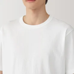 Muji Camiseta de jersey grueso para hombre