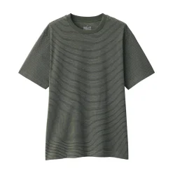 Best Muji Camiseta de jersey para hombre ‐ Rayas