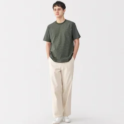 Best Muji Camiseta de jersey para hombre ‐ Rayas