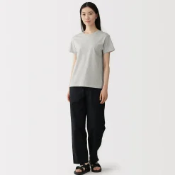 Discount Muji Camiseta de jersey para mujer