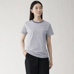 Discount Muji Camiseta de jersey para mujer
