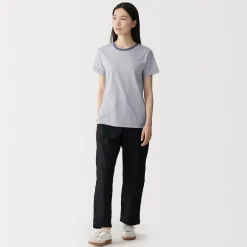 Discount Muji Camiseta de jersey para mujer