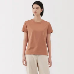 Discount Muji Camiseta de jersey para mujer