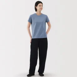 Discount Muji Camiseta de jersey para mujer