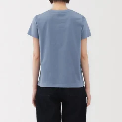 Discount Muji Camiseta de jersey para mujer