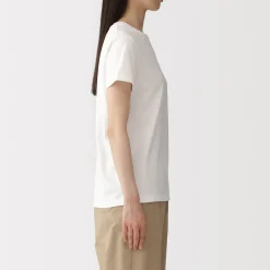 Discount Muji Camiseta de jersey para mujer