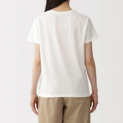 Discount Muji Camiseta de jersey para mujer