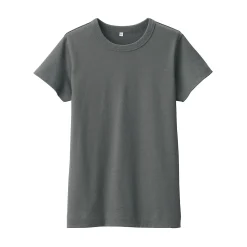 Muji Camiseta de lino y algodón para mujer