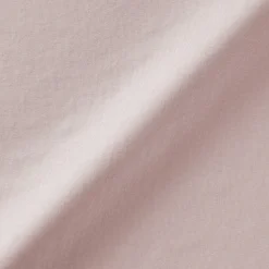 Muji Camiseta de manga 3/4 de mezcla de algodón para mujer