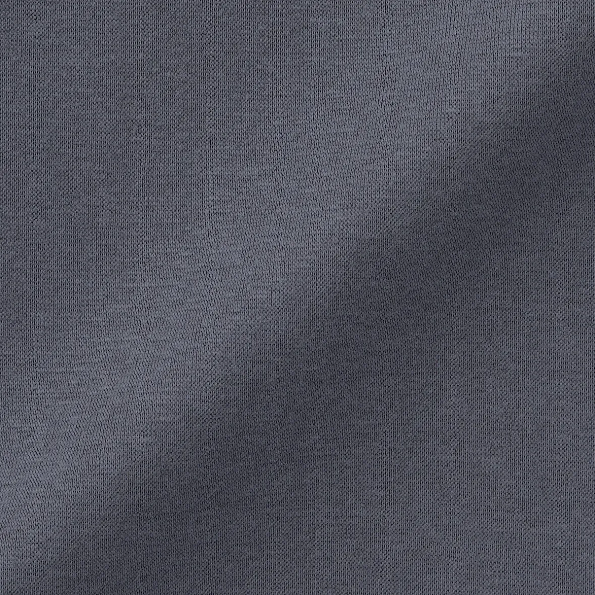 New Muji Camiseta de manga larga con cuello en U de algodón grueso y cálido para hombre