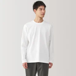 Sale Muji Camiseta de manga larga de jersey para hombre