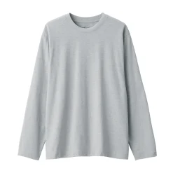 Sale Muji Camiseta de manga larga de jersey para hombre