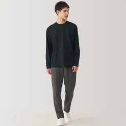 Sale Muji Camiseta de manga larga de jersey para hombre