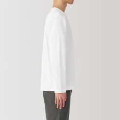 Sale Muji Camiseta de manga larga de jersey para hombre