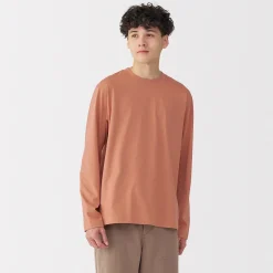 Sale Muji Camiseta de manga larga de jersey para hombre