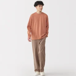 Sale Muji Camiseta de manga larga de jersey para hombre
