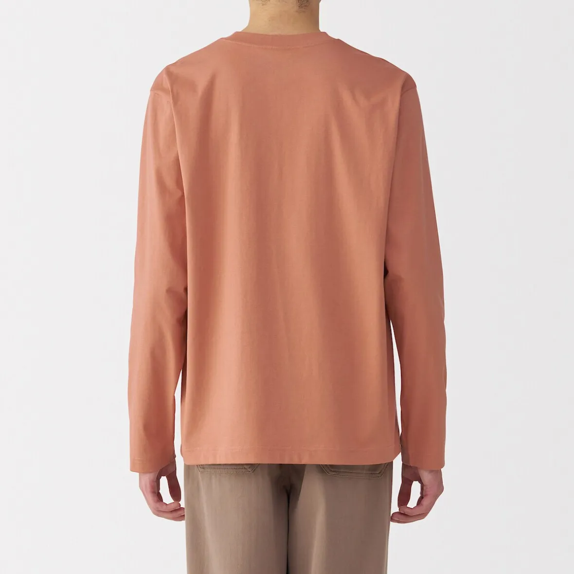 Sale Muji Camiseta de manga larga de jersey para hombre