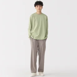 Sale Muji Camiseta de manga larga de jersey para hombre