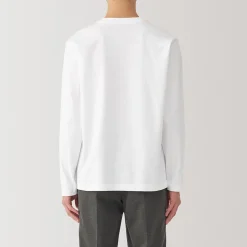 Sale Muji Camiseta de manga larga de jersey para hombre