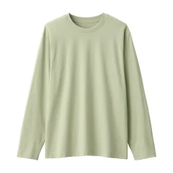 Sale Muji Camiseta de manga larga de jersey para hombre