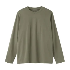 Sale Muji Camiseta de manga larga de jersey para hombre