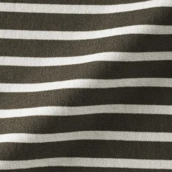 Hot Muji Camiseta de manga larga y cuello ancho de algodón grueso para mujer